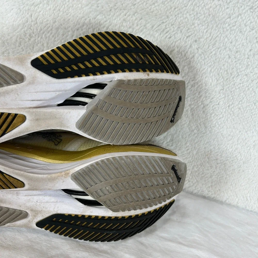 Adidas‎ Adizero Boston 10 Running Shoes Womens White Gold GY0905 Size 5